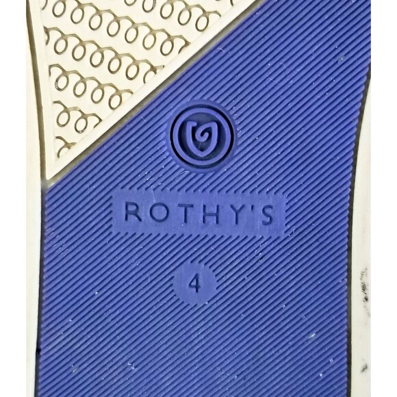 ROTHY'S Kids Slip On Sneakers Gray Camo Sz 4 36 Flat Washable Comfort Shoes - Picture 15 of 16